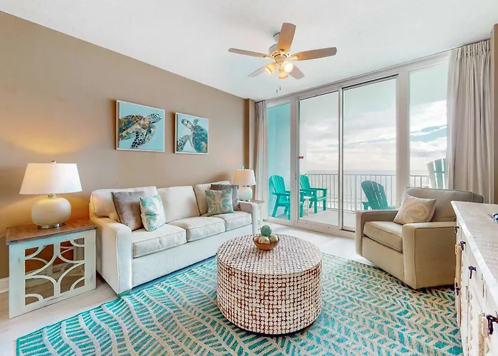 Gulf-front With View Balcony Ac & Pools Hot Tubs Sauna Gulf Shores