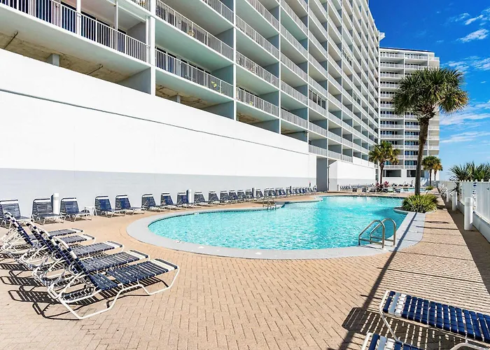 Gulf-front With View Balcony Ac & Pools Hot Tubs Sauna Gulf Shores